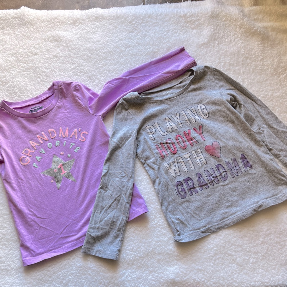 Carter’s/Oshgosh girls long sleeve t-shirt. Size 5t
